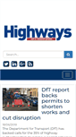 Mobile Screenshot of highwaysmagazine.co.uk