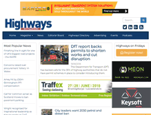 Tablet Screenshot of highwaysmagazine.co.uk